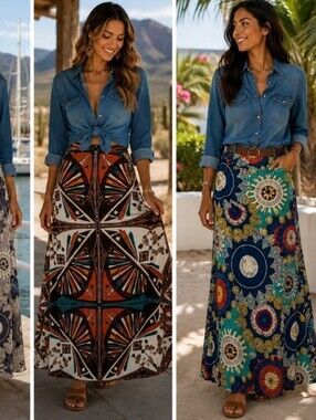 The Breakers Maxi Skirt